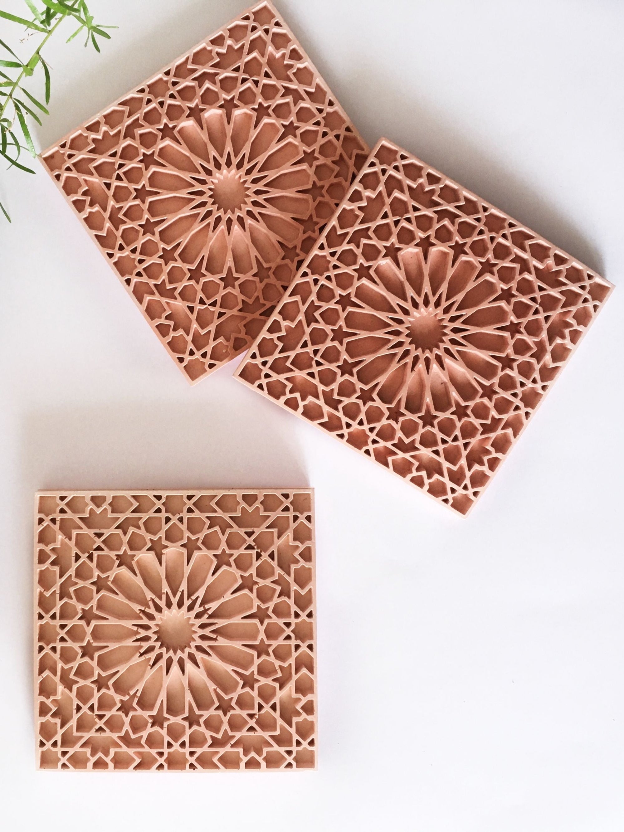 Moroccan Concrete Coasters