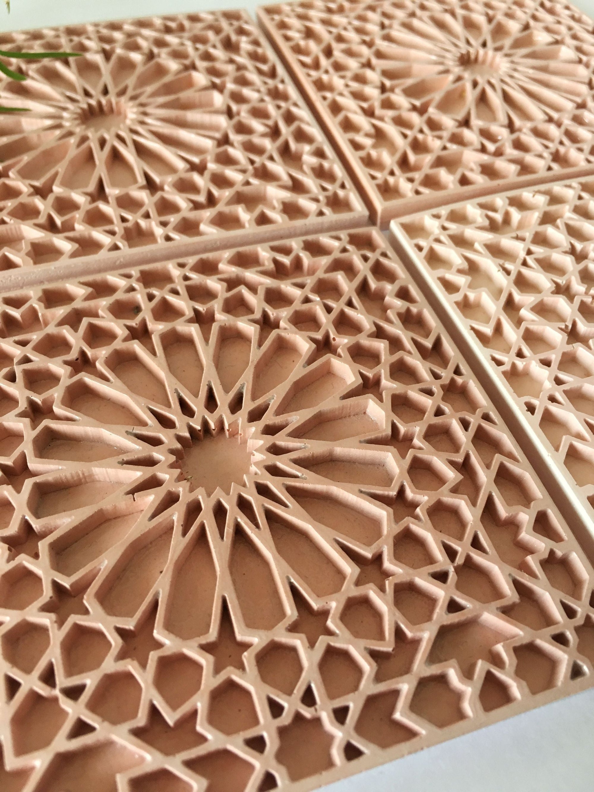 Moroccan Concrete Coasters