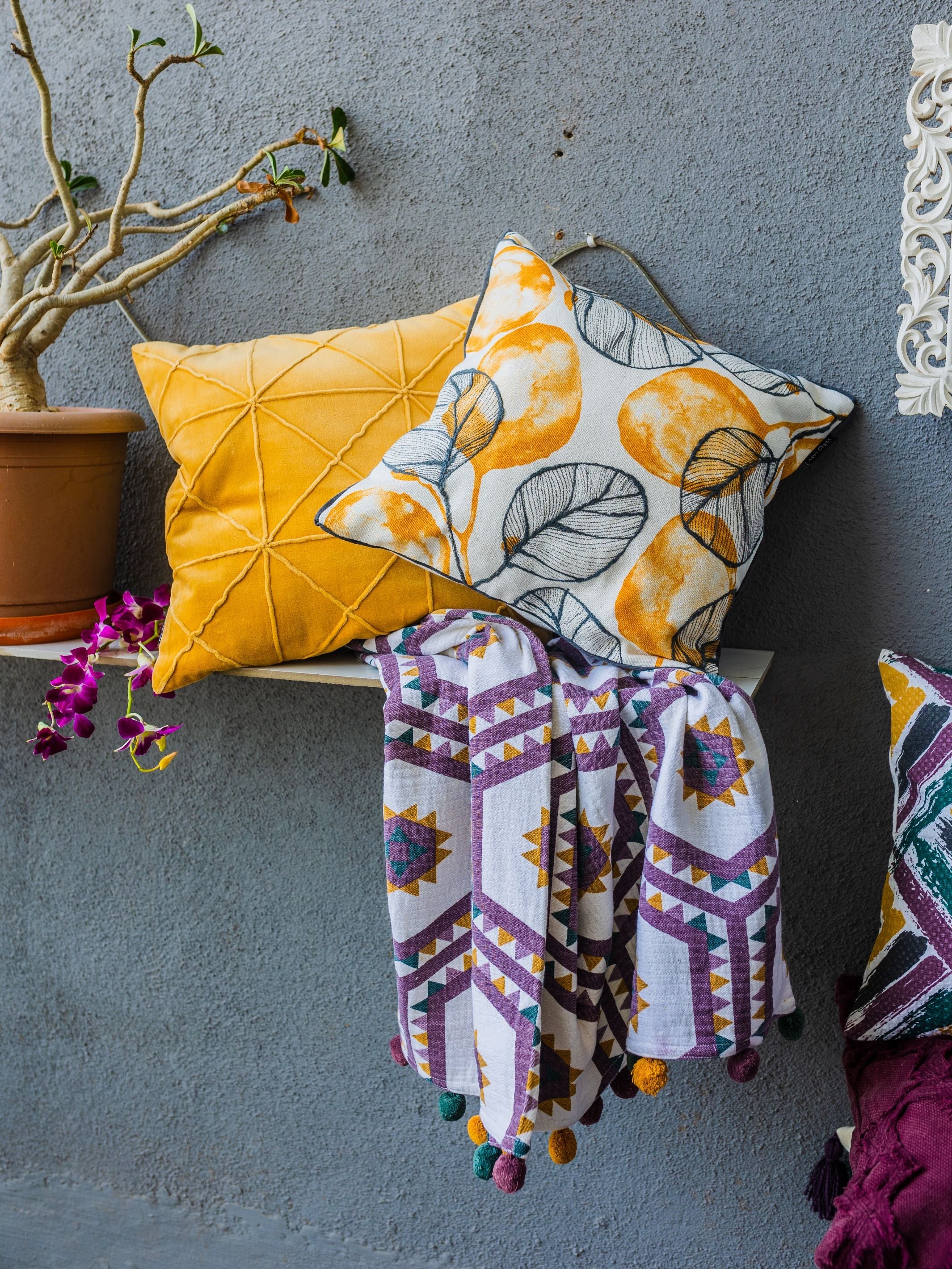 Cushion Cover - Morocco Leaf