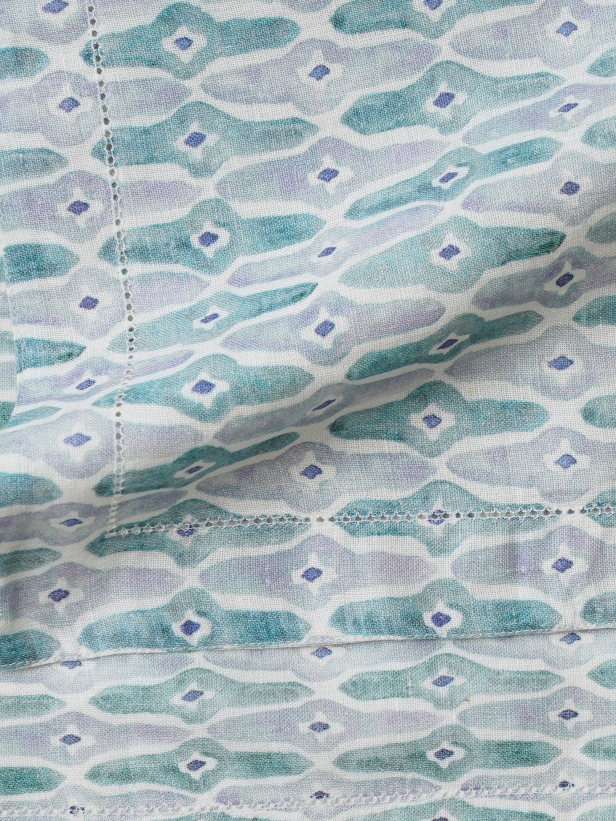 Table Mat - Mosaic Blue