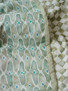 Dohar - Checker Mosaic Green