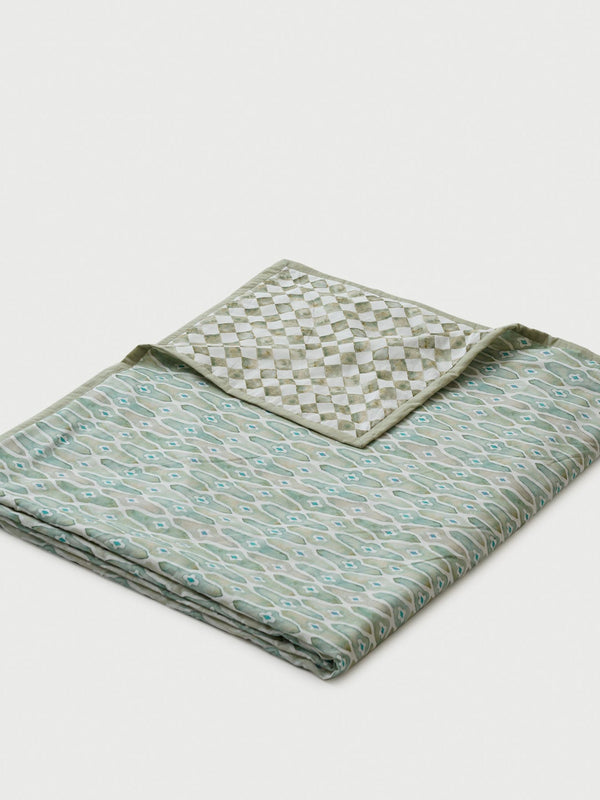 Dohar - Checker Mosaic Green