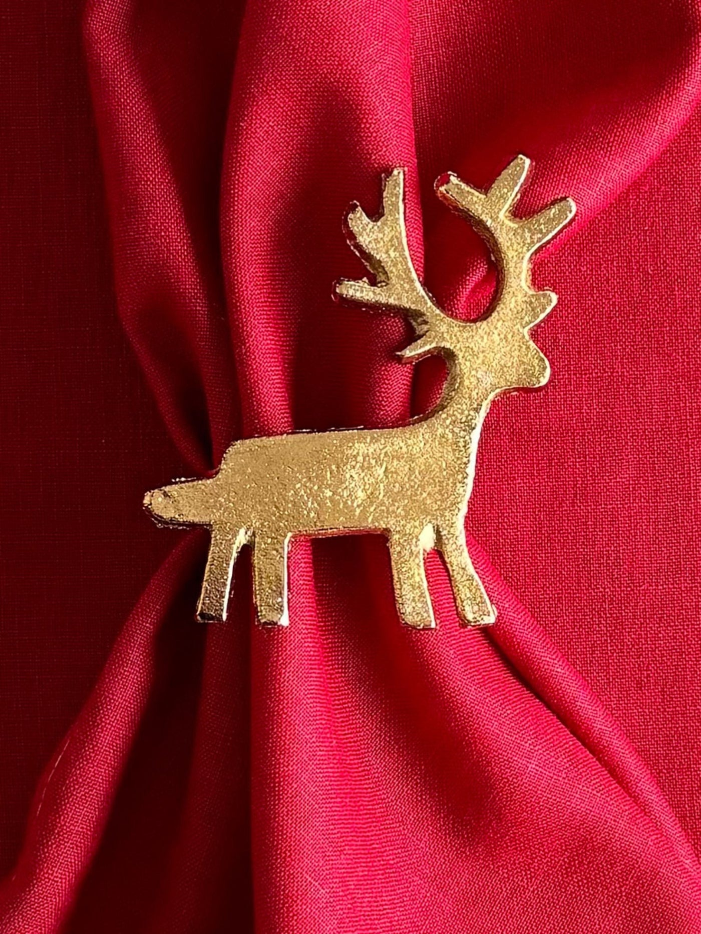 Napkin Ring Reindeer Set of 4