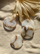 Natural Agate Round Coaster Set of 4