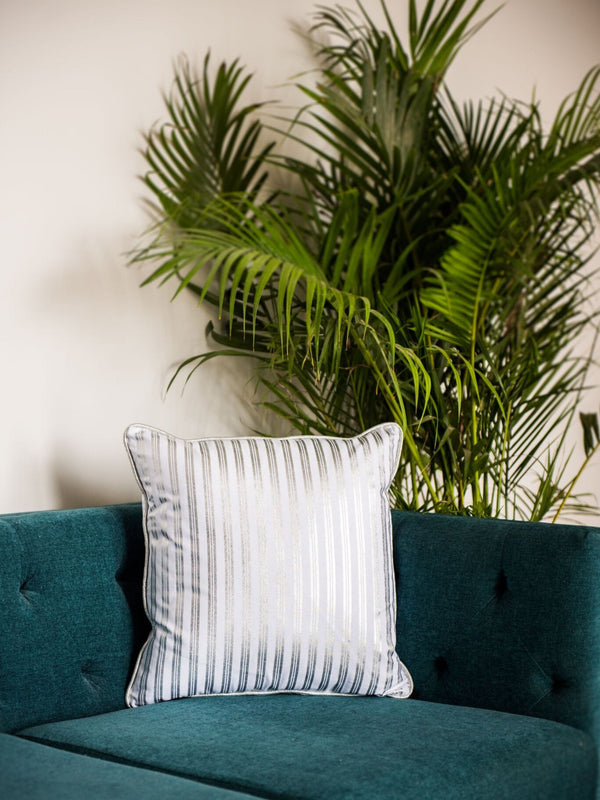 Cushion Cover - Navroz Silver
