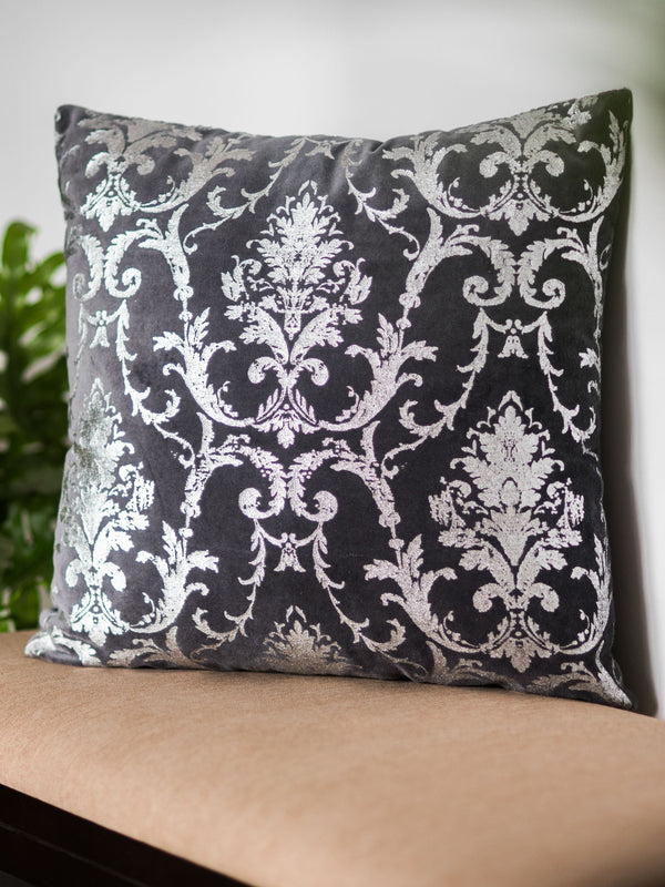 Cushion Cover - Navroz Silver Motifs