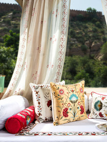 Cushion Cover - Nazish Gold Embroidered