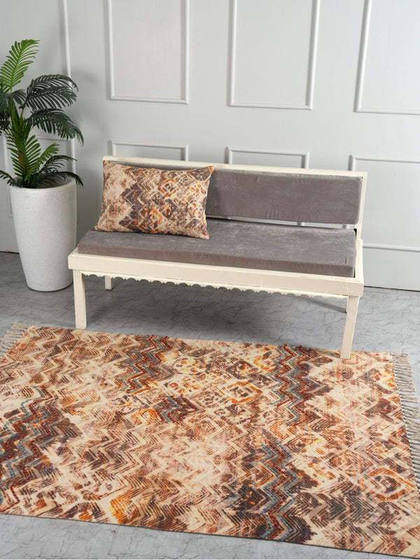 Embroidered Rug - Neutral Bliss