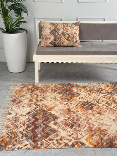 Neutral Bliss Embroidered Rug