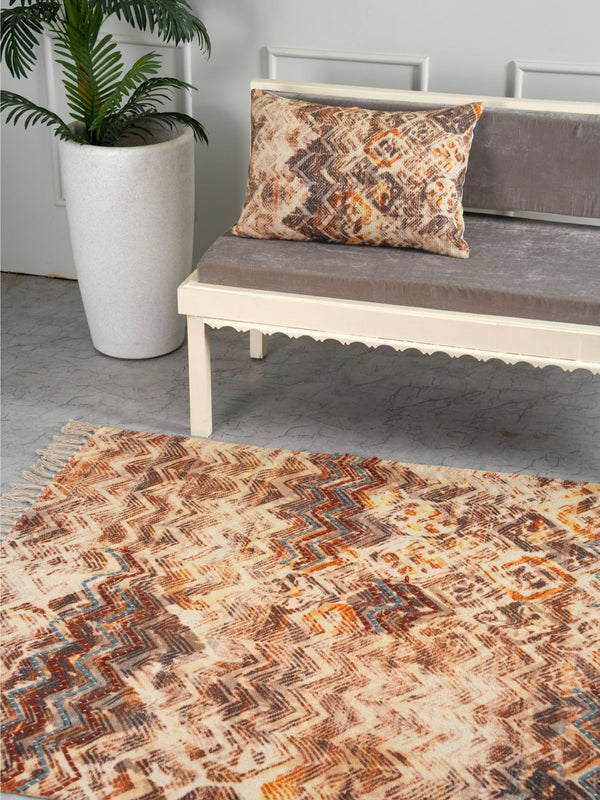 Embroidered Rug - Neutral Bliss