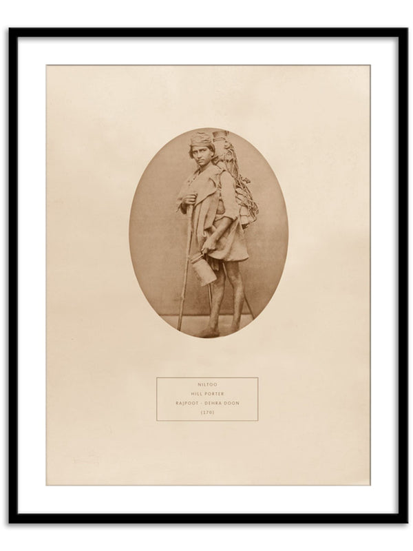 Wall Prints - Niltoo - a Rajpoot hill porter from Dehra Doon