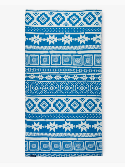 Nomad Azure Blue Printed Beach Towel