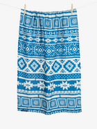 Nomad Azure Blue Printed Beach Towel