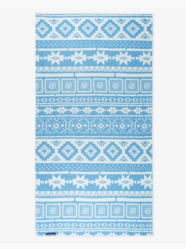 Nomad Periwinkle Blue Printed Beach Towel