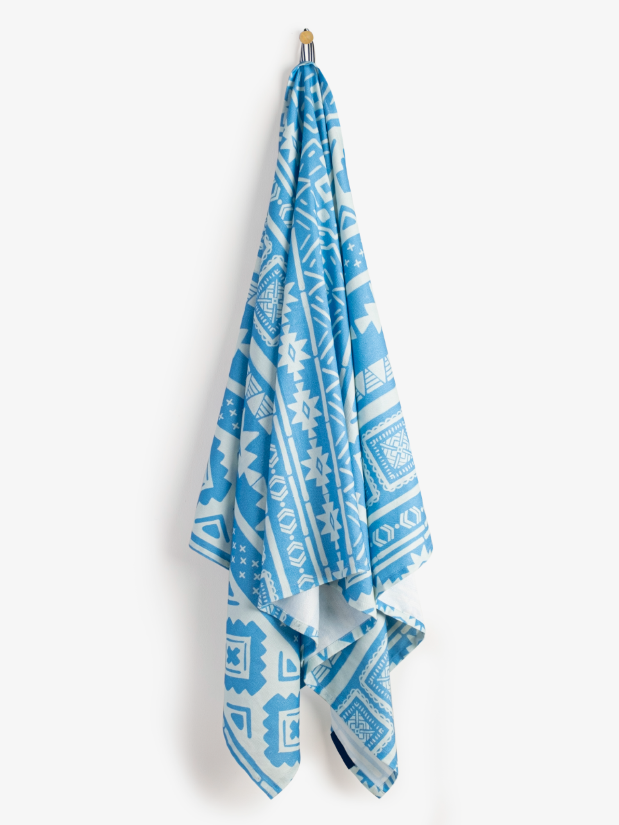 Nomad Periwinkle Blue Printed Beach Towel