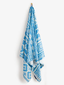 Nomad Periwinkle Blue Printed Beach Towel