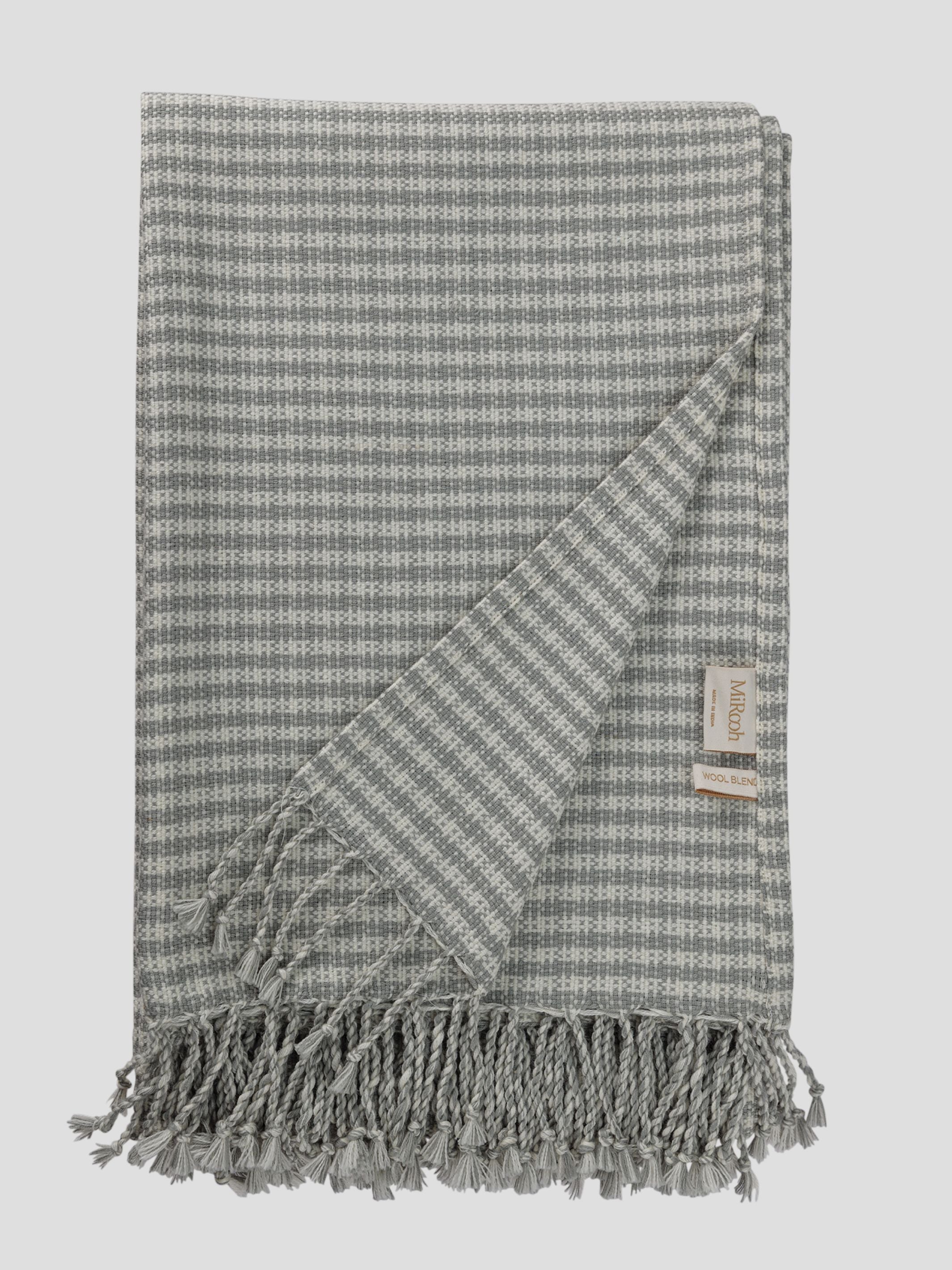 Throw - Noor Ivory Grey