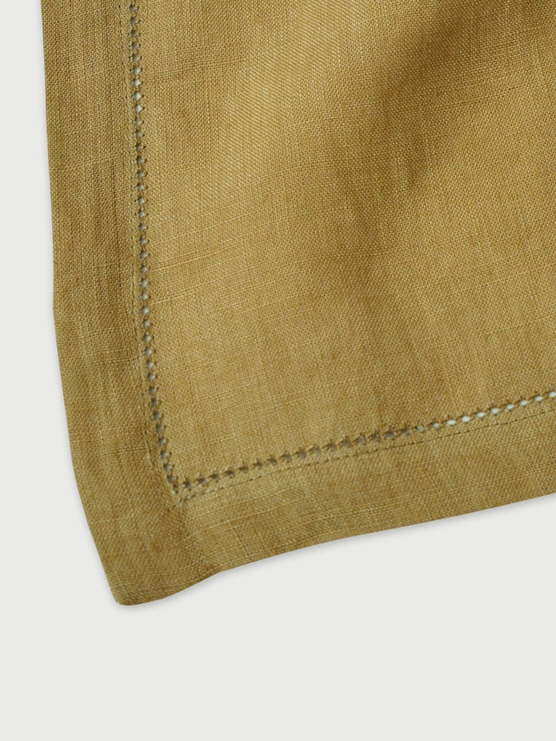 Linen Table Runner - Ochre