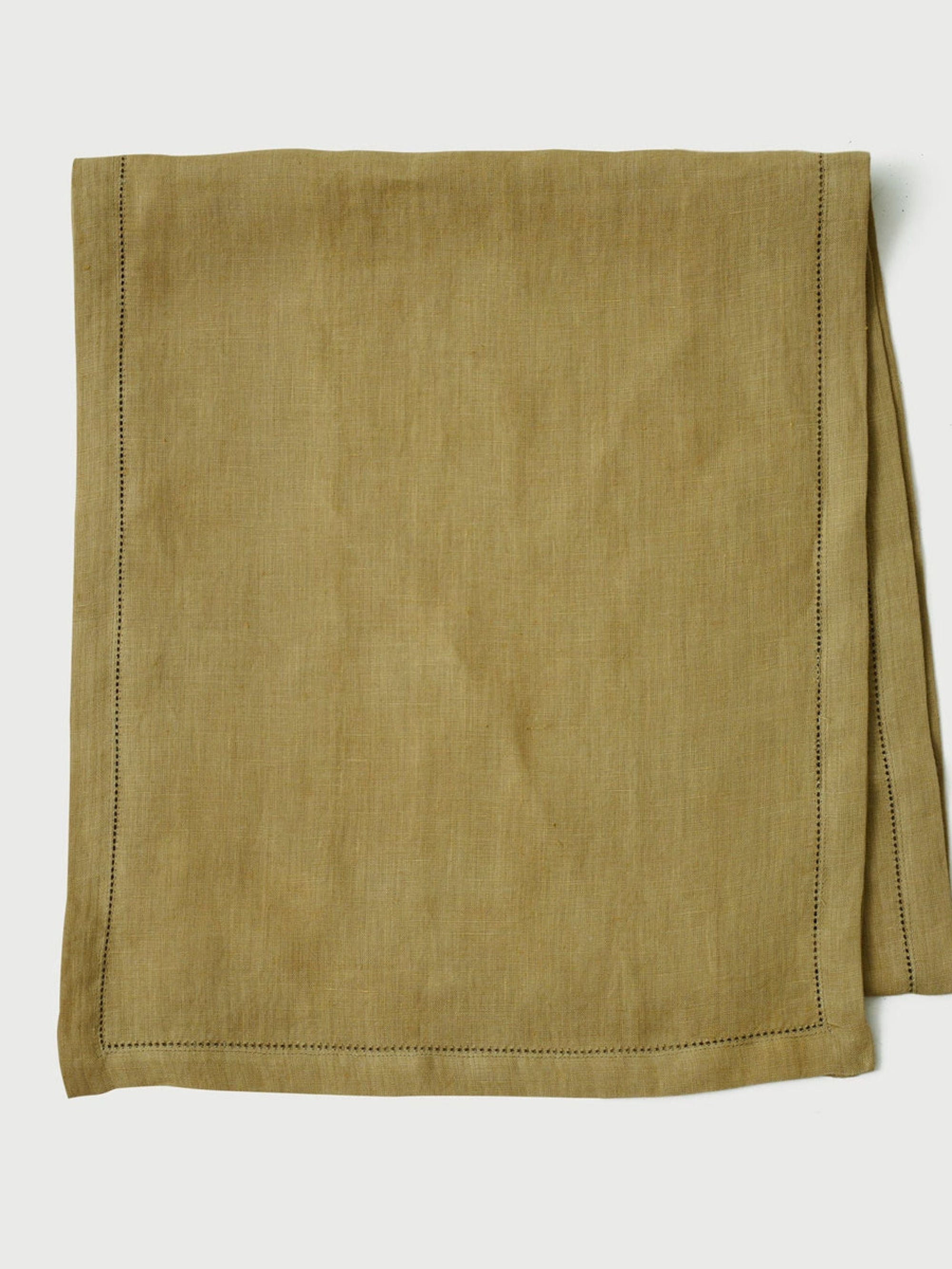 Linen Table Runner - Ochre