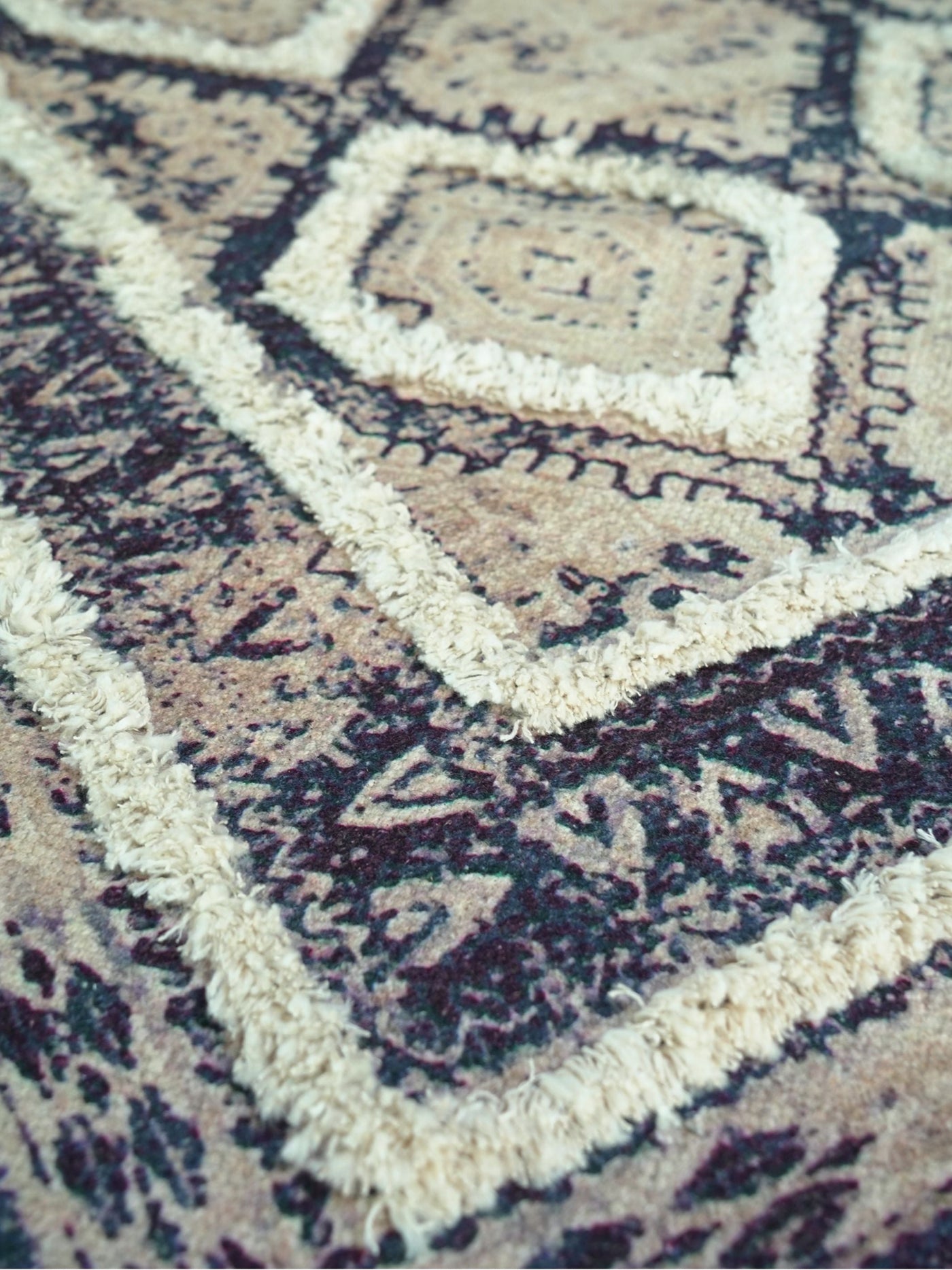 Ofa Embroidered Cotton Rug