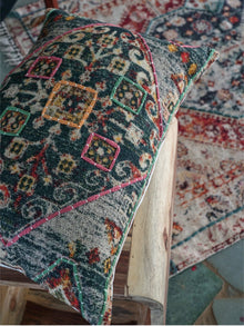 Okuta Embroidered Pillow Cover
