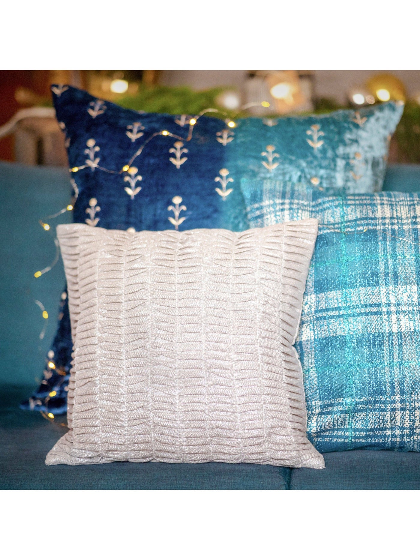 Cushion Cover - Ombre Teal