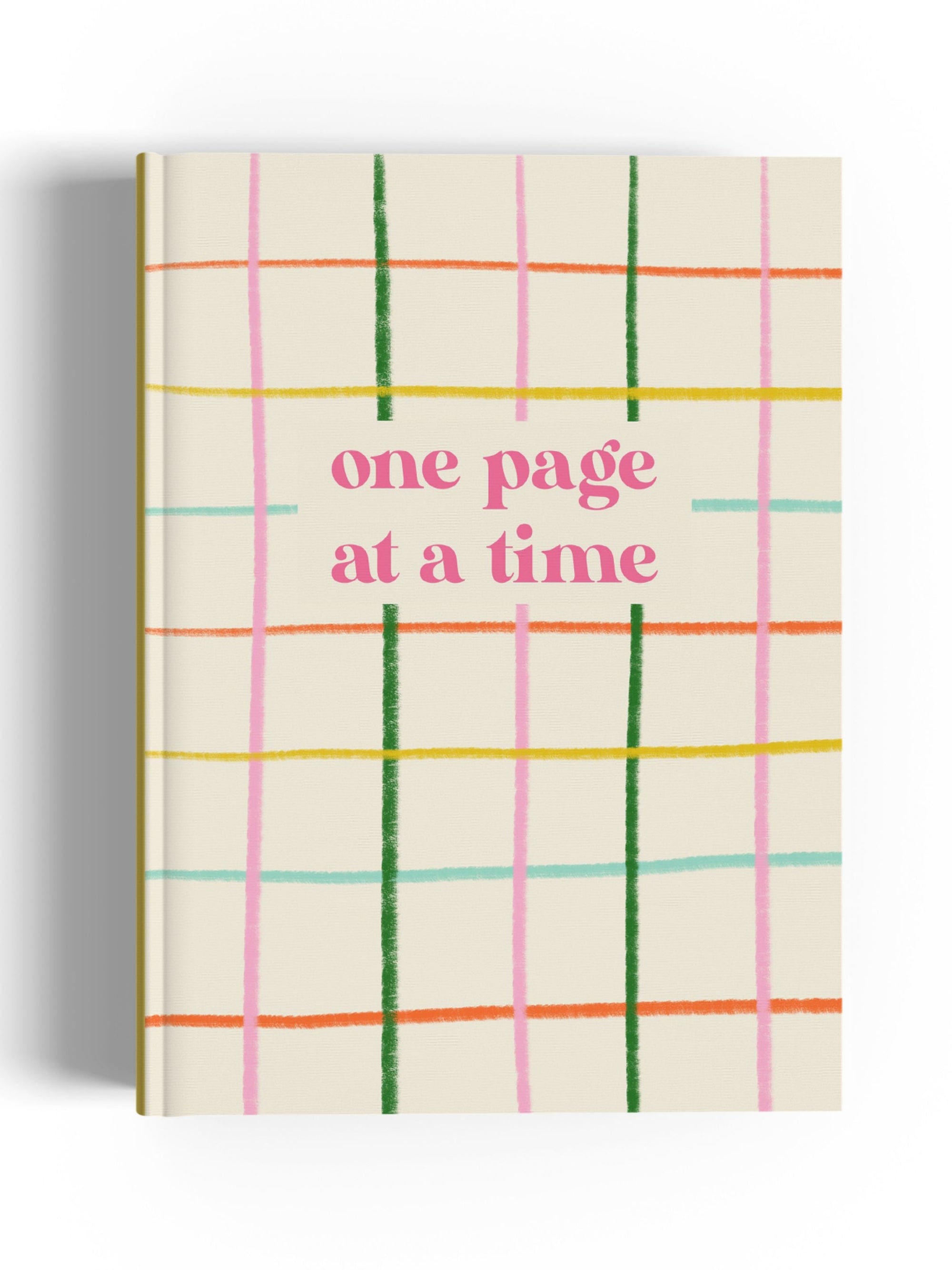 One Page At A Time A5 Notebook