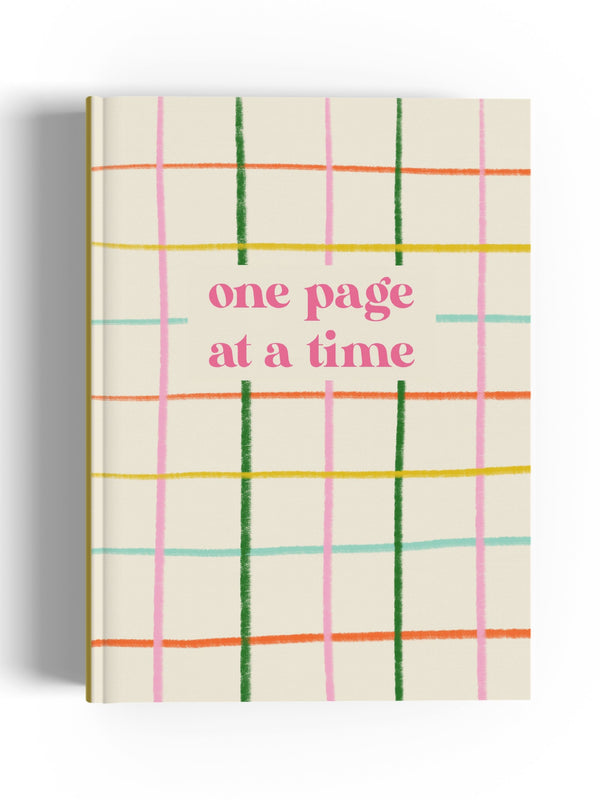One Page At A Time A5 Notebook