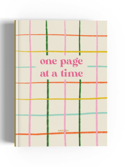 One Page At A Time A5 Notebook