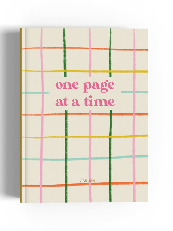 One Page At A Time A5 Notebook