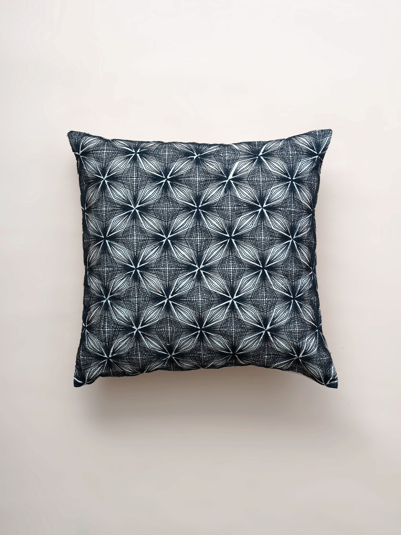 Optic Embroidered Cushion