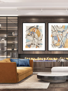 Wall Prints - Ovals & Lines I