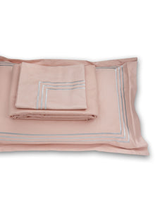 Bedsheet - Parallel Coral Peach