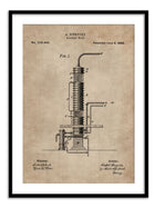 Wall Prints - Patent Document of an Alcohol Still