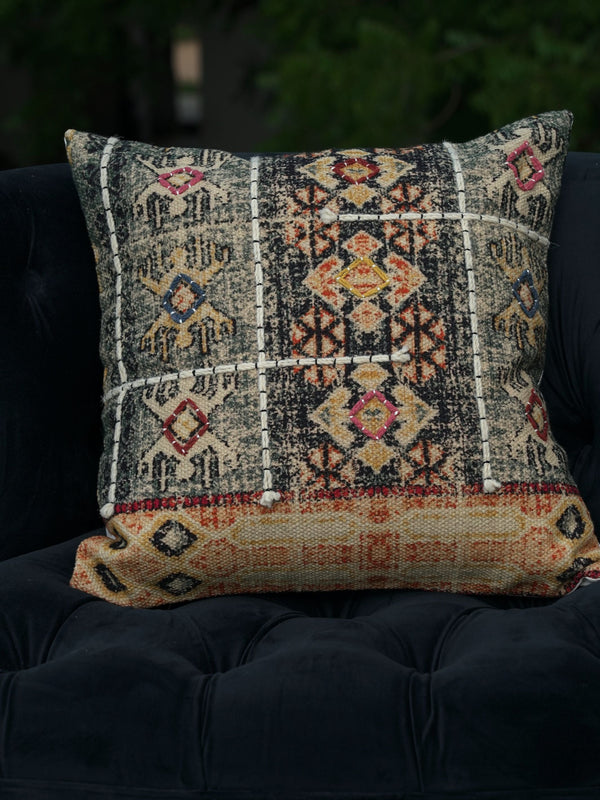 Cushion Cover - Pauk Embroidered Cotton