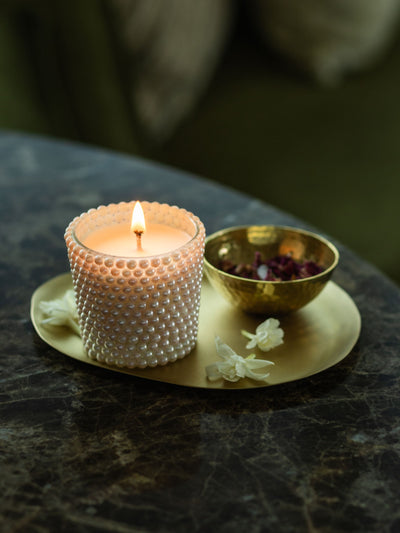 Pearl Aura Blush Candle