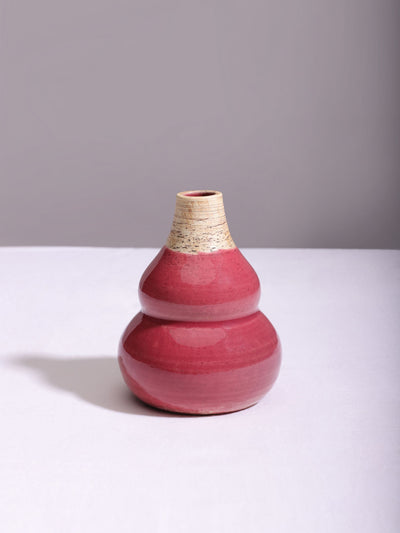Pink Base Plain Small Vase