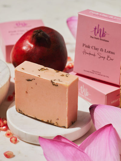 Pink Clay & Lotus Soap