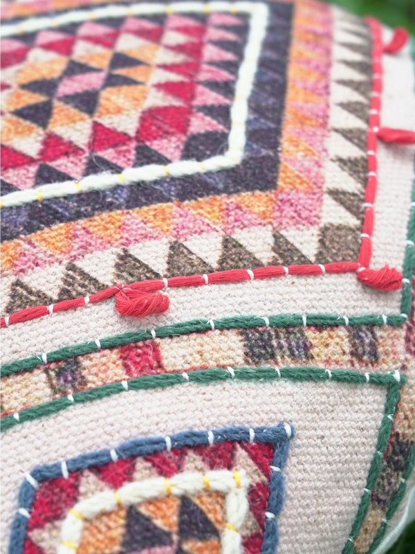 Cushion Cover - Pitrak Embroidered Cotton