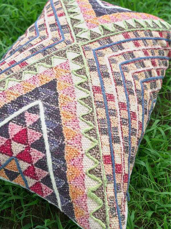Pitrak Embroidered Pillow Cover