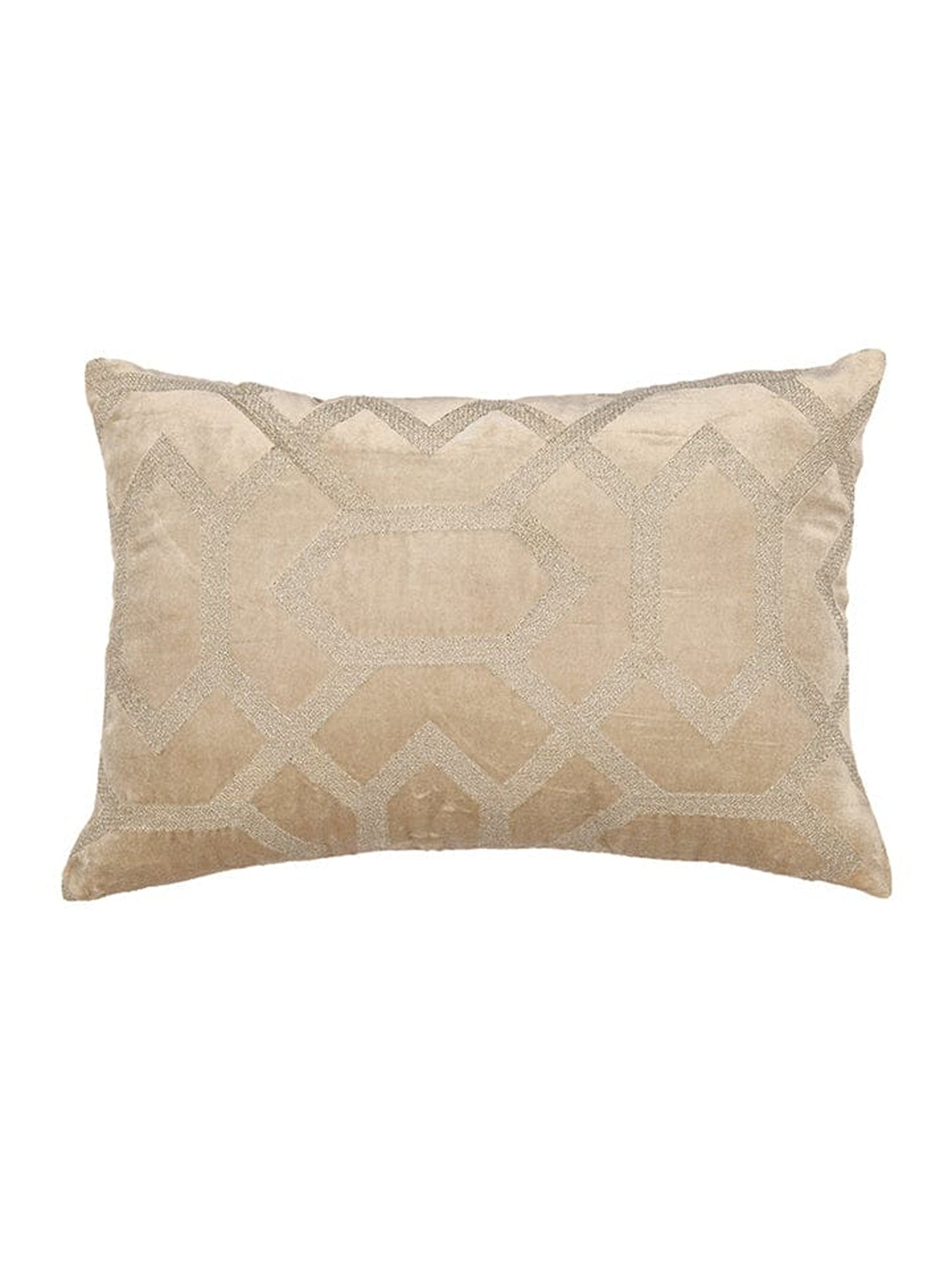 Cushion Cover - Plush Grid Neutral