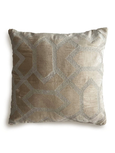 Cushion Cover - Plush Grid Neutral