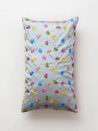 Cushion Cover - Poppy Floral Embroidered