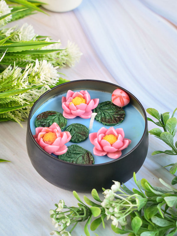 Lotus Pond View Jar Candle