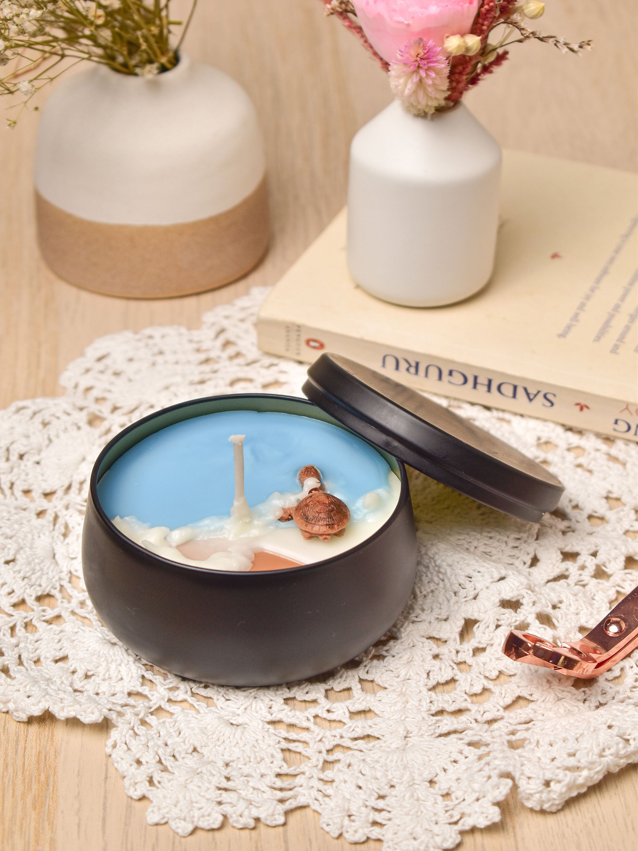 Turtle In Sea Soy Wax Candle