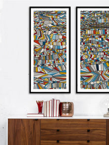 Wall Prints - Primary Grain II