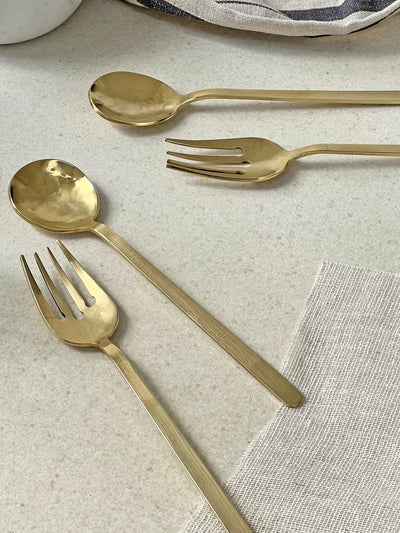 Pure Brass Cutlery Set