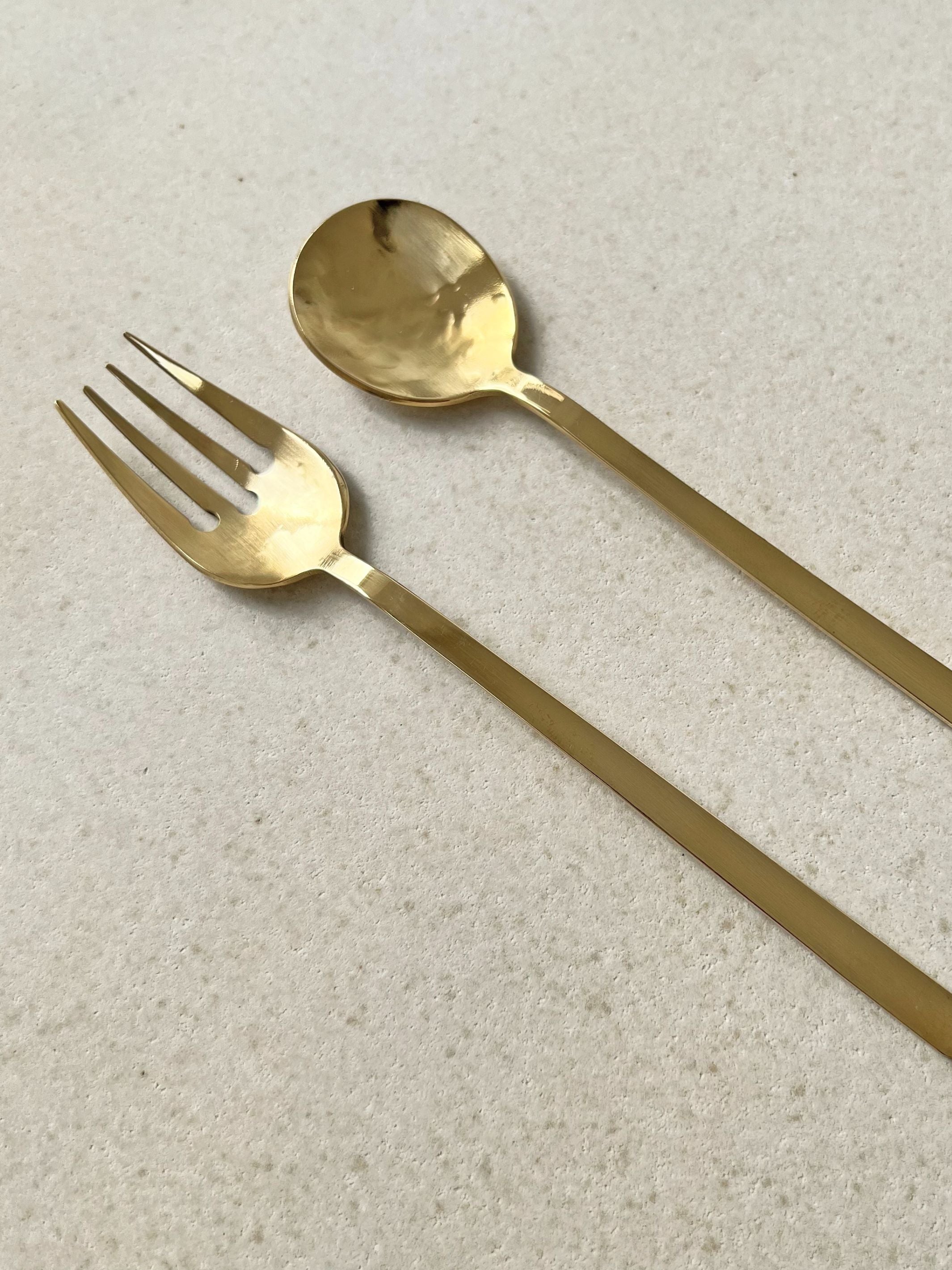 Pure Brass Cutlery Set