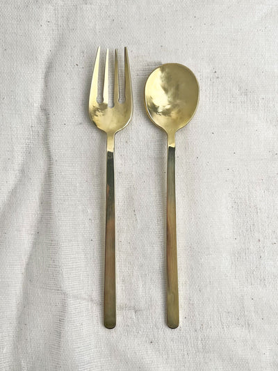 Pure Brass Cutlery Set