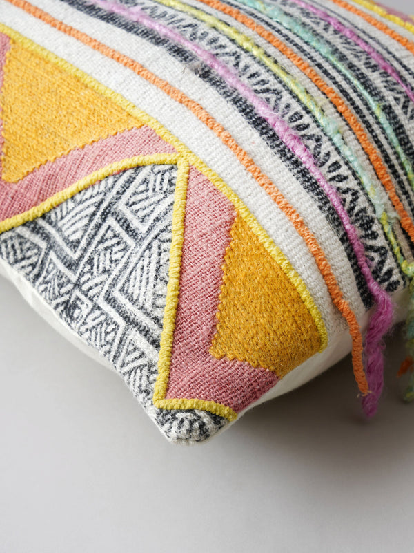 Cushion Cover - Pyramid Hand Woven